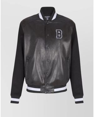 Balmain Bomber Jackets - Black