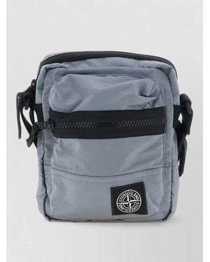 Stone Island Nylon Crossbody Bag - Grey