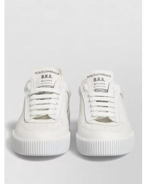 Dolce & Gabbana Leather Low Top Sneakers - Multicolor