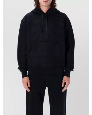 Burberry Organic Cotton Hoodie - Blue