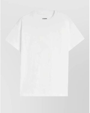 Jil Sander Crew Neck Short Sleeve Triple Pack Tees - White