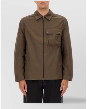 Belstaff Zipper Chest And Side Pocket Jackets - Brown