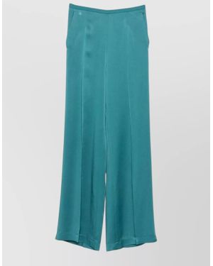 forte_forte Tailored High Waist Blazer And Trousers - Blue