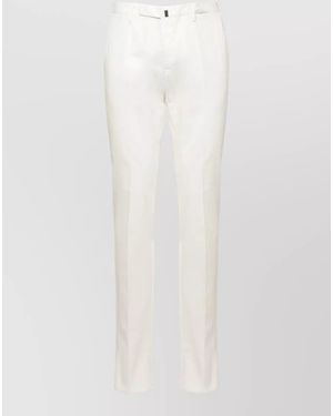Incotex Straight-Leg Trousers - White