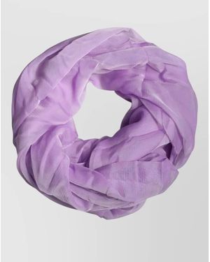 Dolce & Gabbana Silk Rectangle Scarf - Purple