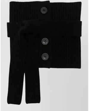 Dries Van Noten Cashmere Gloves - Black
