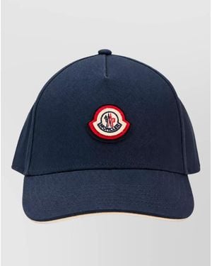 Moncler Cotton Logo Baseball Cap - Blue