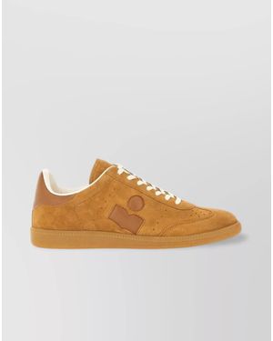Isabel Marant Leather Low-Top Trainers - Orange