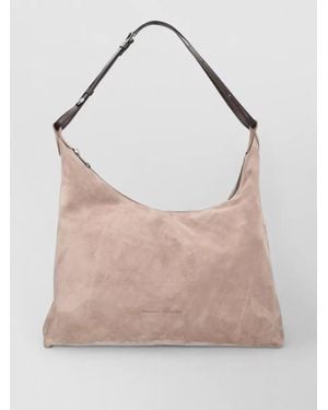 Brunello Cucinelli Calf Leather Tote Bag - Pink