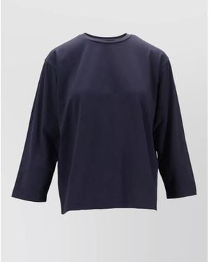 LA ROSE Long-Sleeve T-Shirt - Blue