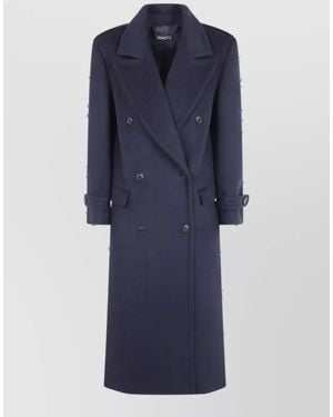 DR. HOPE Wool Maxi Coat - Blue