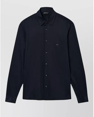 Emporio Armani Long-Sleeve Shirt - Blue