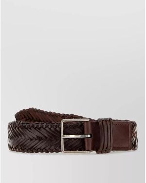 The Row Leather Belt - Brown