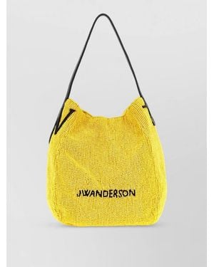 JW Anderson Bulb Bucket Shoulder Bag Unique Shape - Yellow