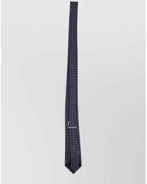 Saint Laurent Silk Tie - White