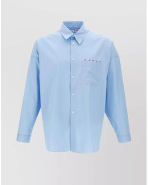 Marni Poplin Shirt - Blue