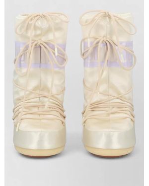 Moon Boot Icon Pearly Tall Boot High Shaft - Natural