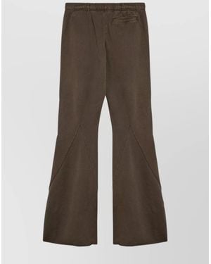 Entire studios Organic Cotton Flared Trousers - Brown