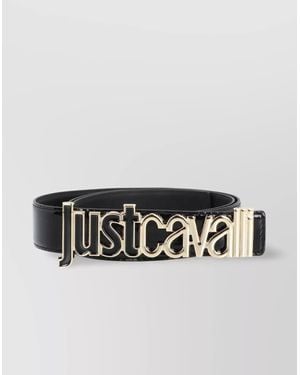 Just Cavalli Patent Leather Belt - Black