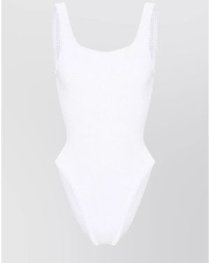 Hunza G Square Neck Swim - White