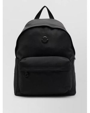Moncler Pierrick Nylon Backpack Urban Daypack - Black