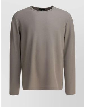 Vince Long Sleeve Crew Neck T-Shirt - Gray
