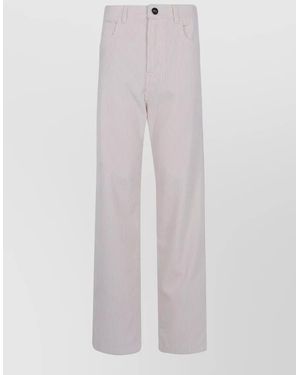 Rohe Corduroy Baggy Trousers - White