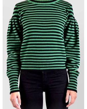 Philosophy Knitwear Sweaters Puff Sleeves - Green