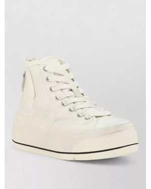 R13 Cotton High Top Sneakers - Natural