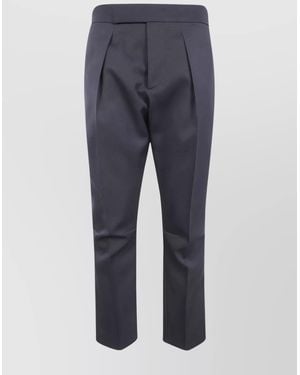 SAPIO Wool Tailored Trousers - Blue