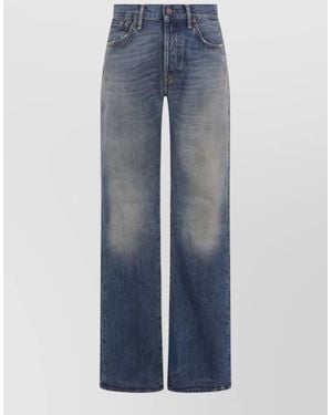 Acne Studios Organic Cotton Slim-Fit Denim Jeans - Blue