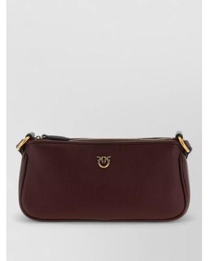 Pinko Half Moon Mini Shoulder Bag Crossbody - Purple