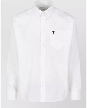 Ami Paris Cotton Shirt - White