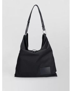 Jil Sander Tote Bag Shoulder Design Adjustable Strap Hardware - Black