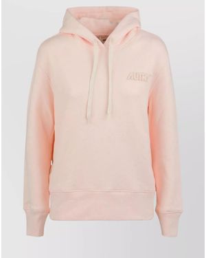 Autry Cotton Hooded Sweatshirt - Pink