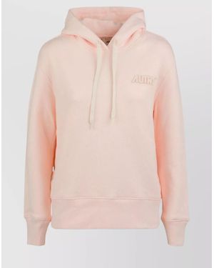 Autry Cotton Hooded Sweatshirt - Pink