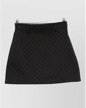 Gucci Mini Skirt - Black
