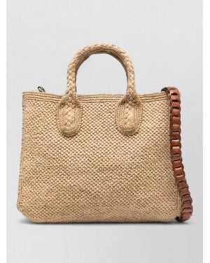IBELIV Raffia Shoulder Bag - Natural