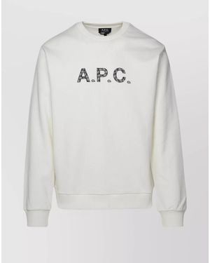 A.P.C. Cotton Sweatshirt - Grey