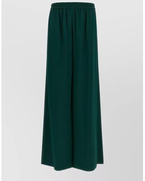 Gianluca Capannolo Claudia Lounge Trousers Wide Leg Fit - Green