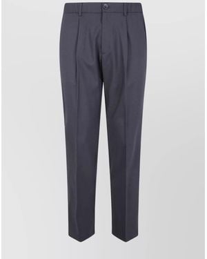 Herno Regular-Fit Tailored Trousers - Blue