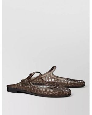 Tory Burch Mellow Mary Jane Jelly Open Sandals - White