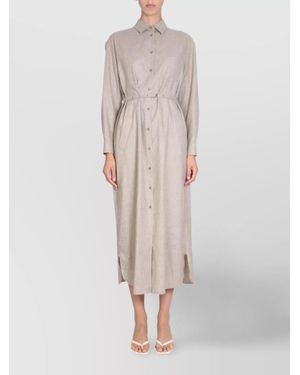Aspesi Wool Blend Shirt Dress - Multicolour