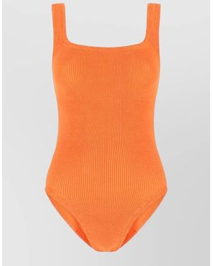 Hunza G Scoop-Neck Swimsuit - Orange
