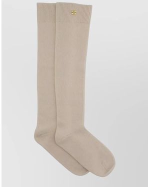 Ganni Wool Socks - White