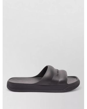 Moncler Altive Slide Sandals Open Toe Flat - Grey