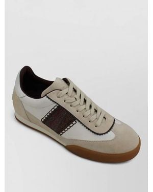 Etro Leather Low-Top Trainers - Multicolour