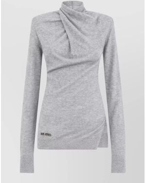 The Attico Wool Slim-Fit Jumper - Grey