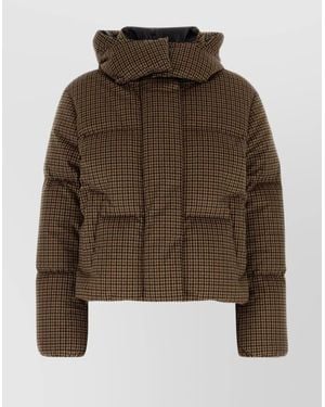 Moncler Quilted Down Jacket Hooded - Green