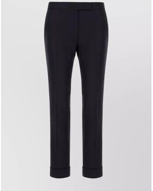 Thom Browne Wool Tailored Pants - Blue